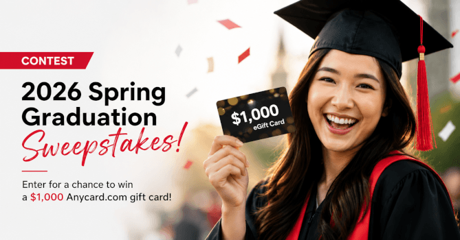 Enter for a chance to win a $1,000 Anycard.com gift card